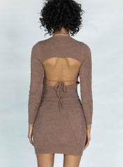 Dani Mini Dress Brown