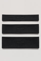 Soft Active Headband 3-Pack in Black