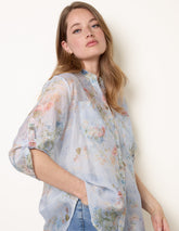 Sheer Floral Shirt