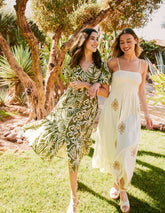 Shirred Maxi Dress