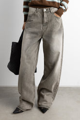 31" VINTAGE WASHED REGULAR DENIM JEAN