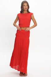 Arden Maxi Skirt Chilli