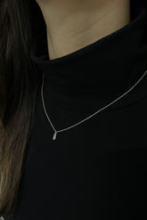BAGUETTE ZIRCONIA NECKLACE