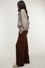 ELASTIC WAIST KNIT PANT