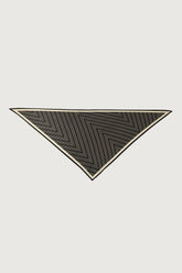 MONOCHROME ZIGZAG SCARF
