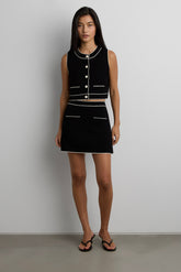 BUTTON UP SWEATER VEST