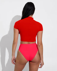 Rays Short Sleeve Top - Sweet Chili Heat
