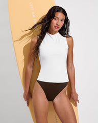 Rays Sleeveless Top *Long - Coconut