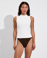 Rays Sleeveless Top *Long - Coconut