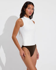 Rays Sleeveless Top *Long - Coconut