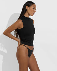 Rays Sleeveless Top *Long - Jet