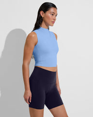 Rays Sleeveless Top - Blue Skies