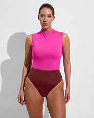 Rays Sleeveless Top - Hot