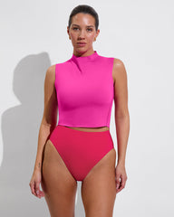 Rays Sleeveless Top - Hot