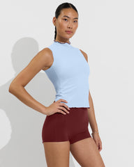 Rays Sleeveless Top *Long *Wavy - Blue Skies / Jam