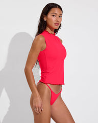 Rays Sleeveless Top *Long *Wavy - Rescue / Sweet Chili Heat