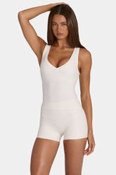 Soft Active Tank Top in Coconut