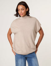 Oversized Sleeveless Jumper