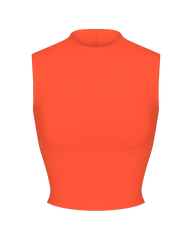 Rays Sleeveless Top - Aperol