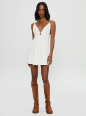 Elpida Mini Dress White
