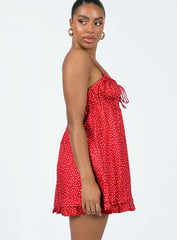 Empress Of Love Mini Dress Red