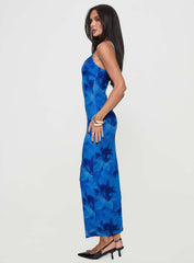 Hathaway Maxi Dress Blue Floral
