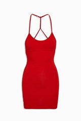 x JENNIE Carla Cotton Mini Dress - Roses