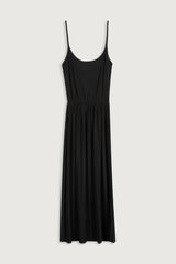 PLEATED MIDI DRESS