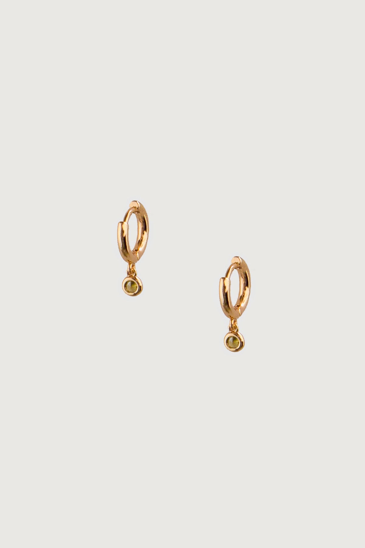 HOOP WITH ZIRCONIA DROP