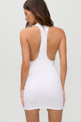 x JENNIE Bianca Cotton Mini Dress - Optic White