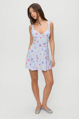 Siren Floral Mini Dress - Fresh Florals