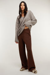ELASTIC WAIST  KNIT PANT