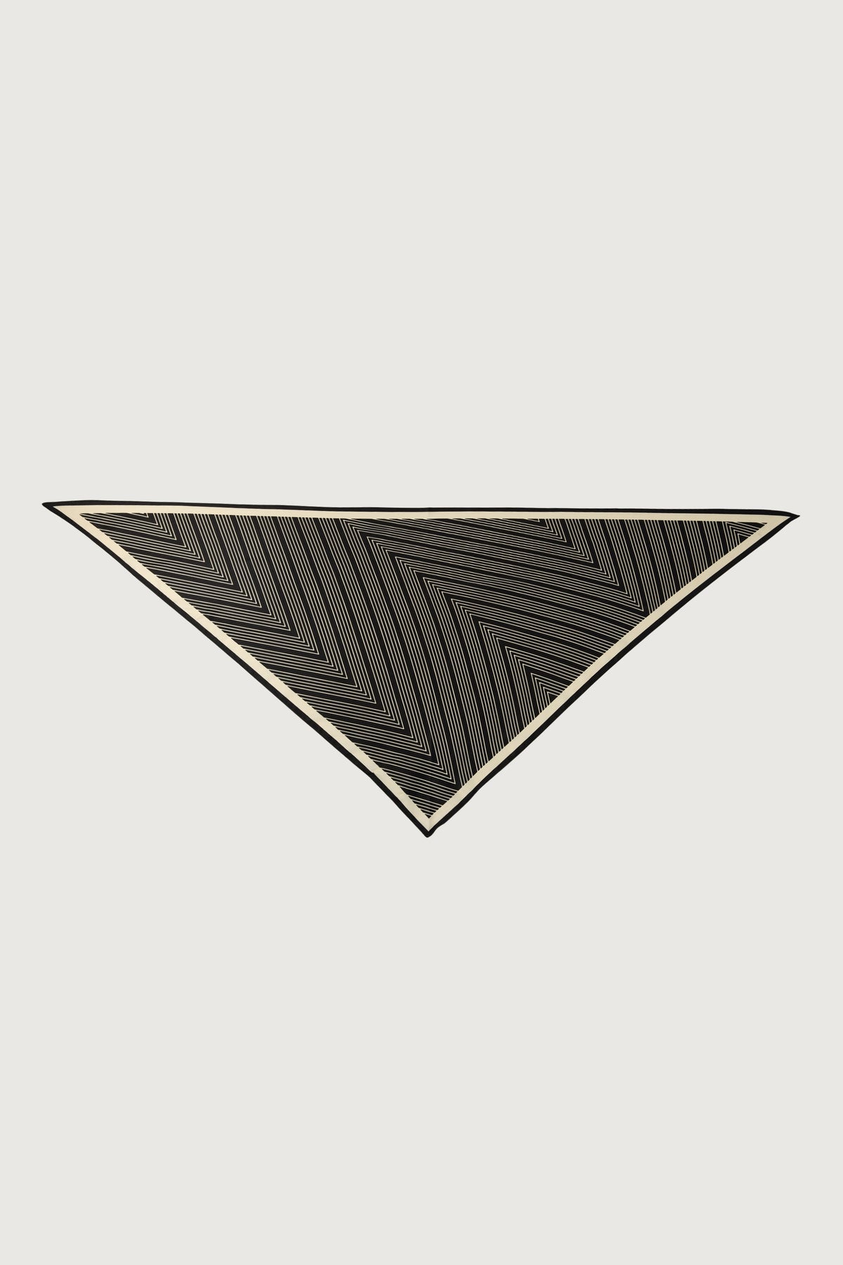 MONOCHROME ZIGZAG SCARF