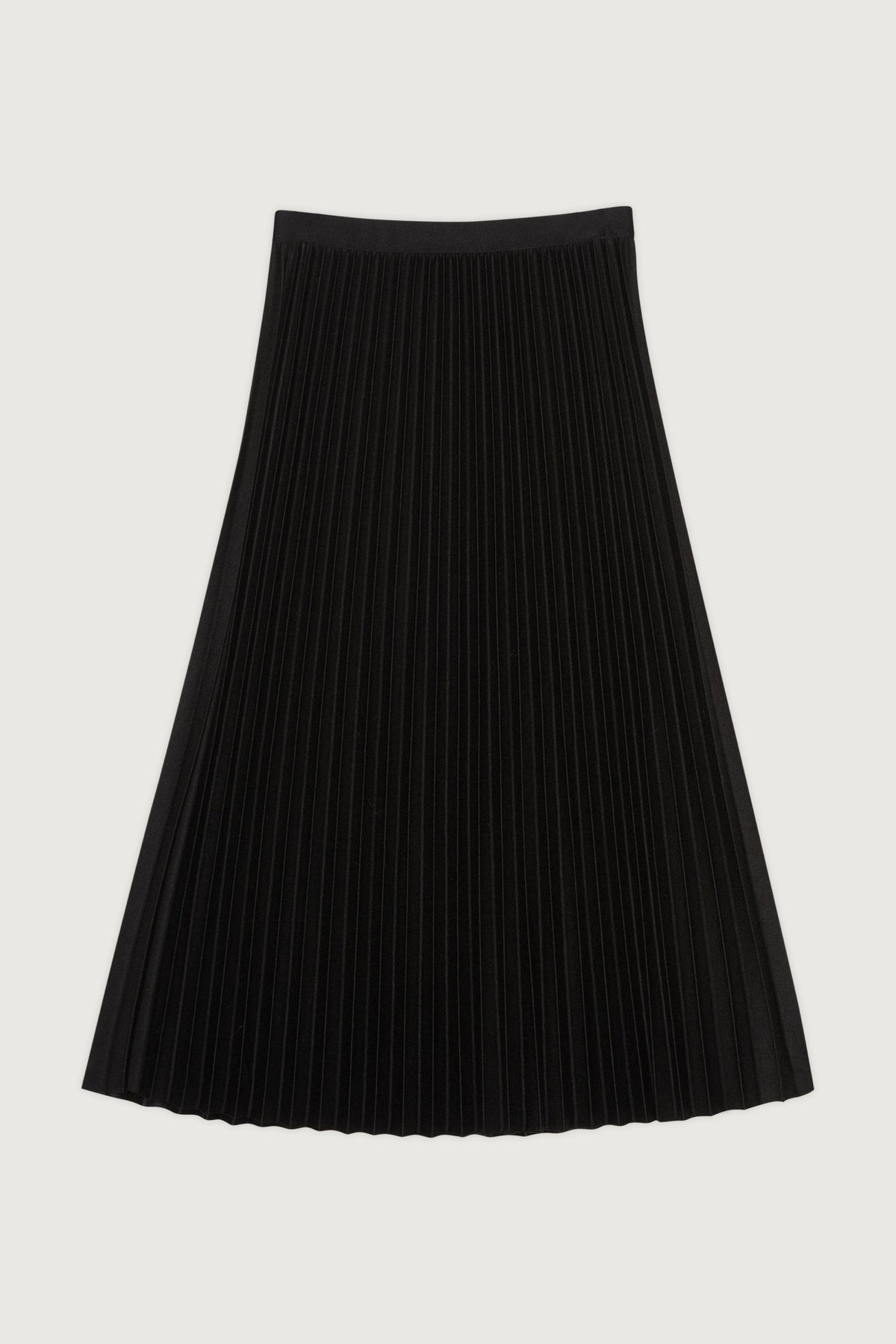 PLEATED MIDI SKIRT
