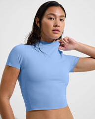 Rays Short Sleeve Top - Blue Skies