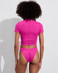 Rays Short Sleeve Top - Hot