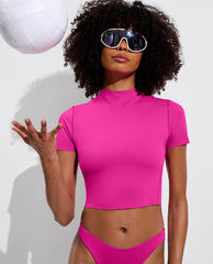 Rays Short Sleeve Top - Hot