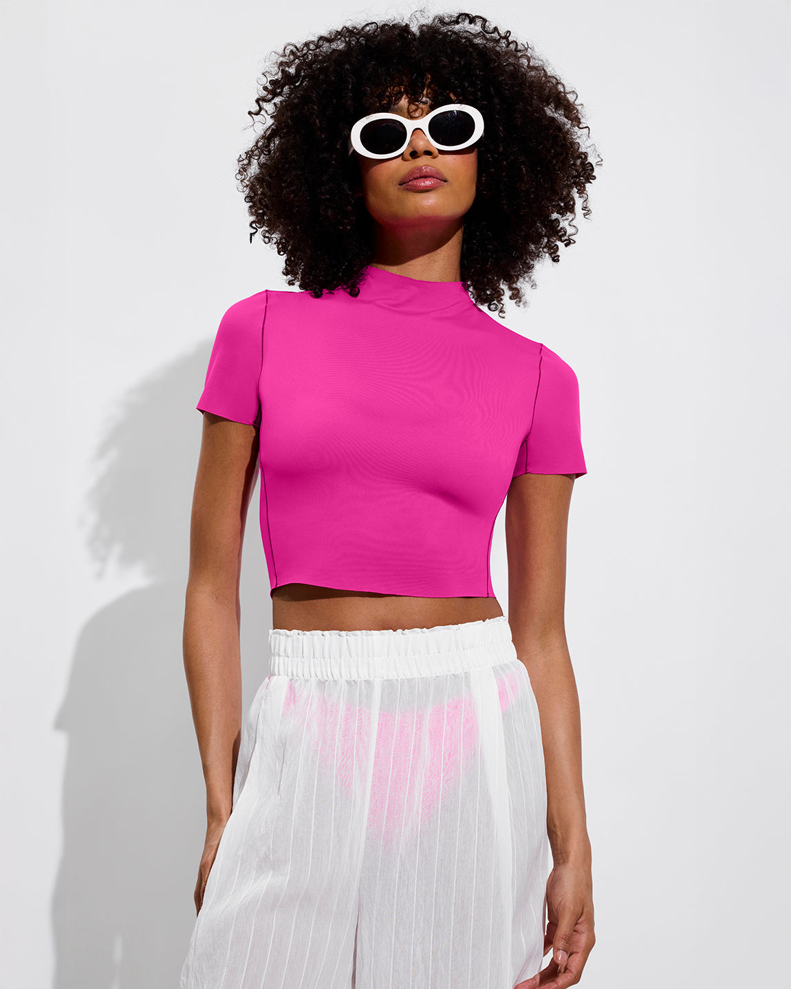 Rays Short Sleeve Top - Hot