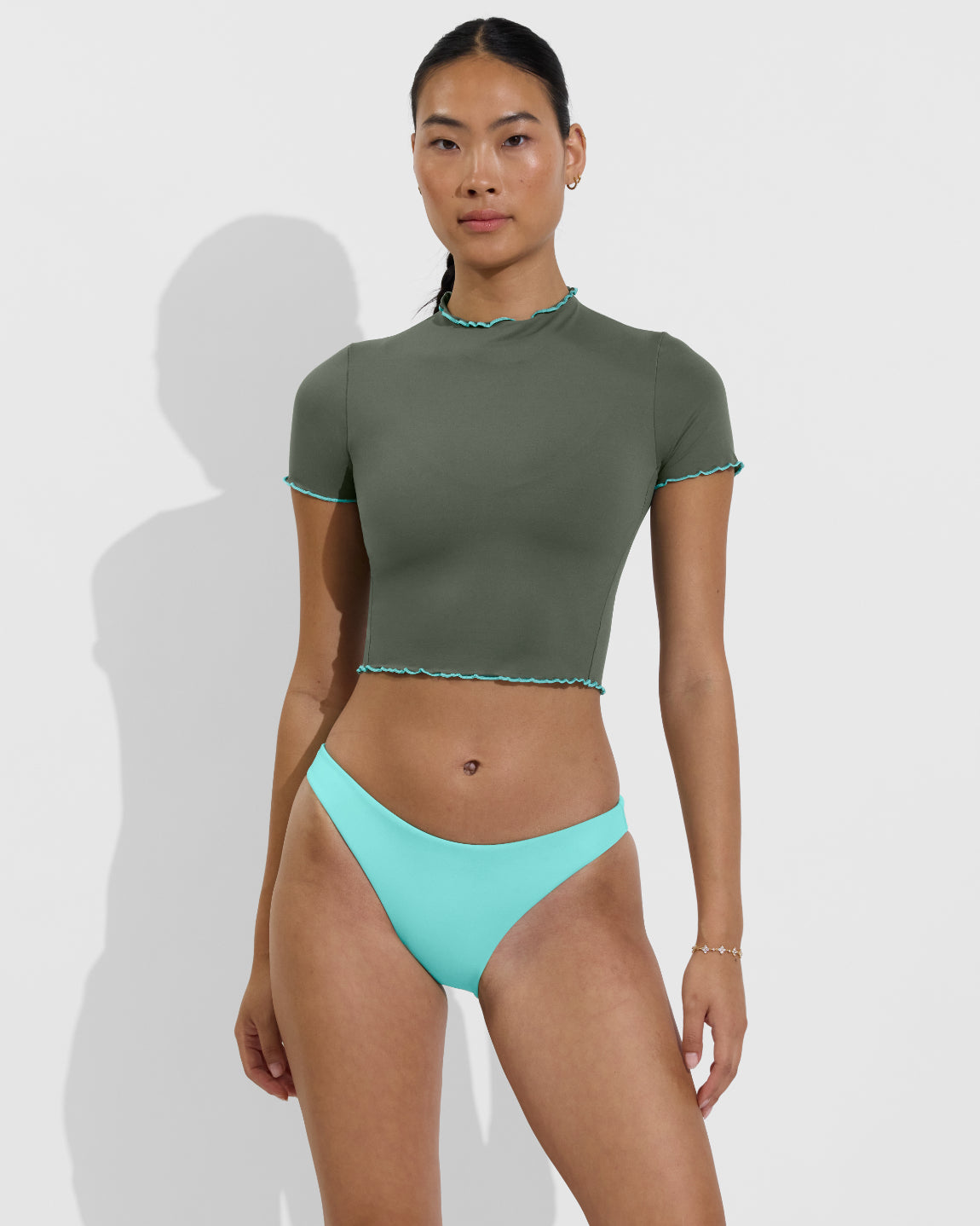 Rays SS Top *Wavy - Agave / Drift