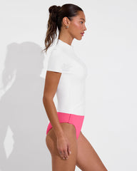 Rays SS Top *Long - Coconut