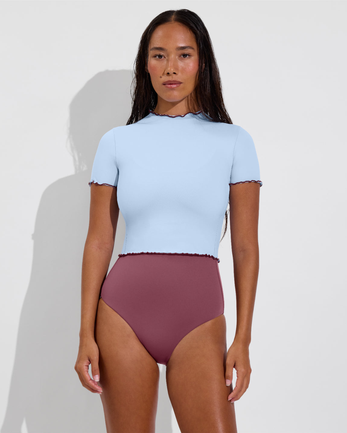 Rays SS Top *Wavy - Blue Skies / Jam
