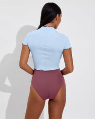 Rays SS Top *Wavy - Blue Skies / Jam