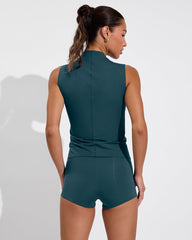 Rays Sleeveless Top *Long - Deep End