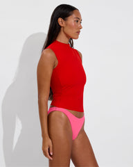 Rays Sleeveless Top *Long - Sweet Chili Heat
