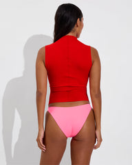 Rays Sleeveless Top *Long - Sweet Chili Heat