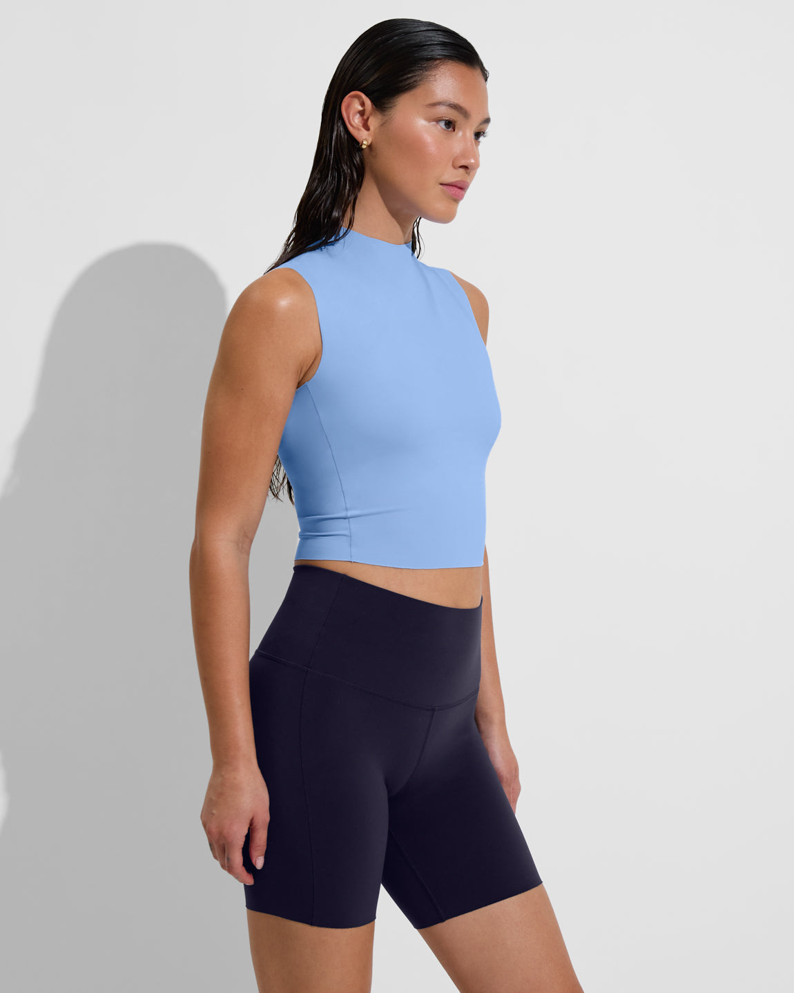 Rays Sleeveless Top - Blue Skies