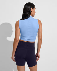 Rays Sleeveless Top - Blue Skies