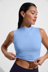 Rays Sleeveless Top - Blue Skies