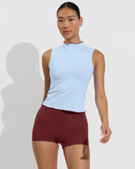 Rays Sleeveless Top *Long *Wavy - Blue Skies / Jam