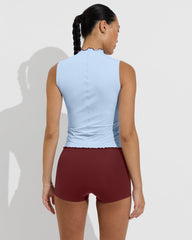 Rays Sleeveless Top *Long *Wavy - Blue Skies / Jam
